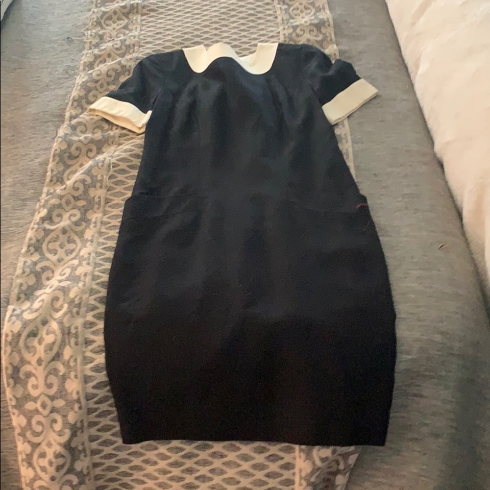 Black and white dress
